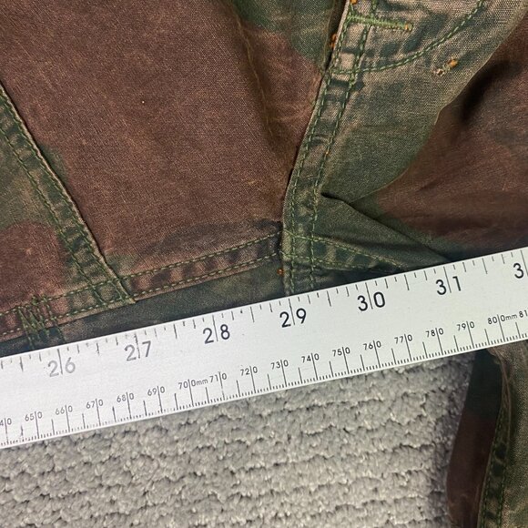 Polo Ralph Lauren Reversible Orange Camo Cargo Pants Mens 35 x 30 Measures 37x29 - Picture 16 of 16